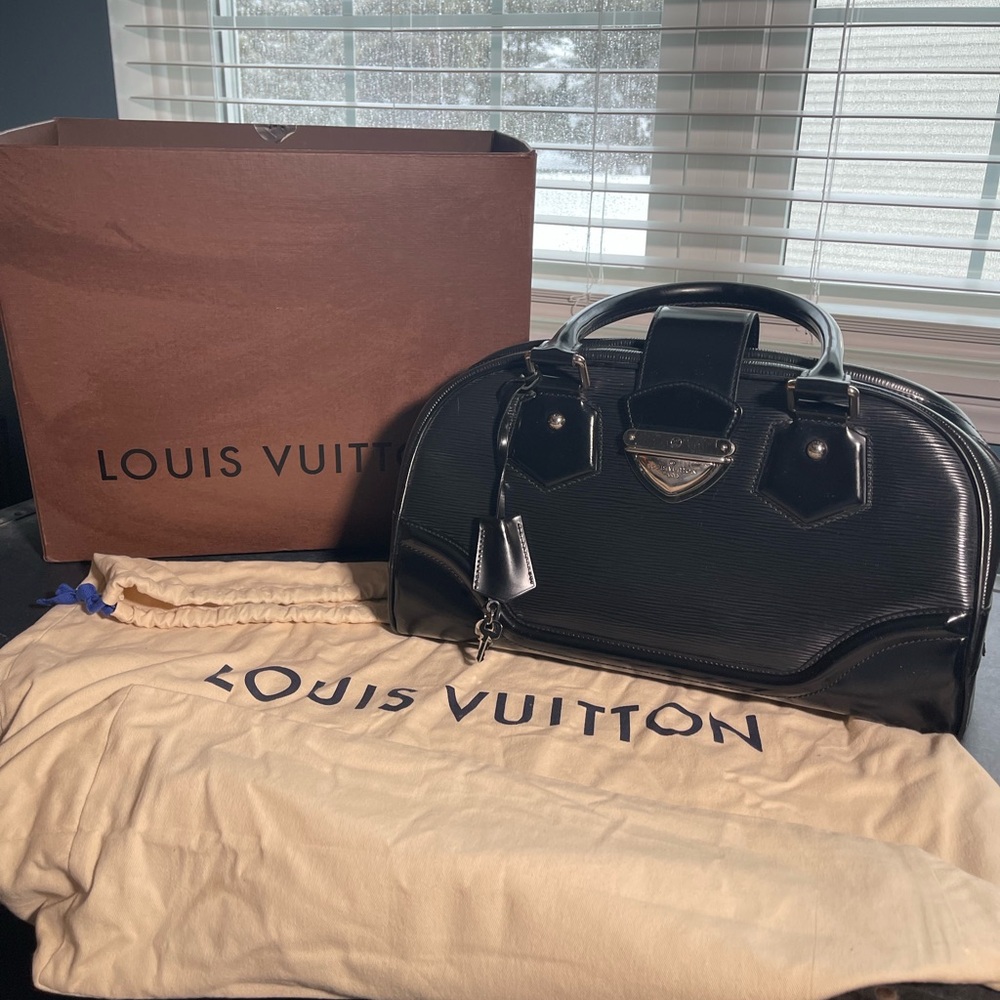 Louis Vuitton Black Tote Bag